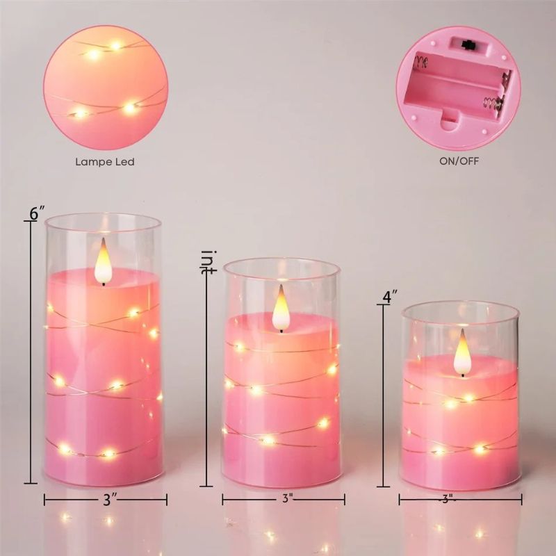 Bougie à led Rechargeable