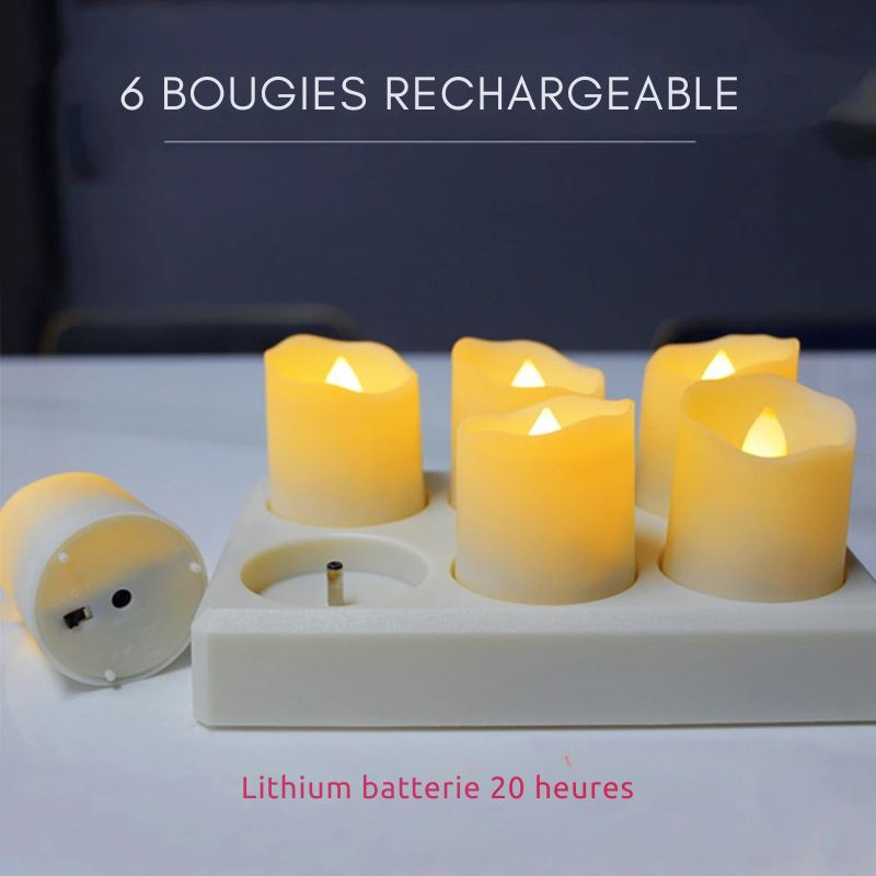 Bougie Led rechargeable