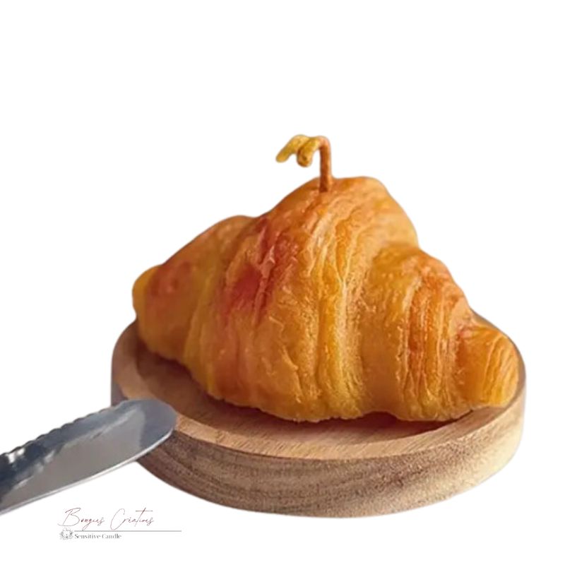 Bougie Gourmande<br>Croissant - Bougies Créatives