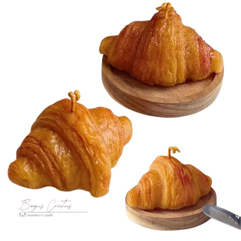 Bougie Gourmande<br>Croissant - Bougies Créatives